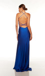 Alyce Paris 61452 Power Jersey Plunging Neck Long Prom Dress