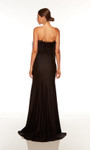 Alyce Paris 61458 Jersey-feathers Strapless Two Piece Dress