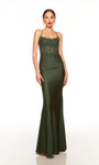 Alyce Paris 61465 Power Jersey Scoop Neck Sleeveless Dress