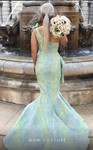 MNM Couture 2425 Asymmetric Sweetheart Neck Mermaid Dress