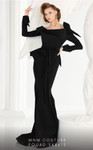 MNM Couture 2540 Off the Shoulder Long Sleeves Fitted Dress