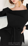 MNM Couture 2540 Off the Shoulder Long Sleeves Fitted Dress