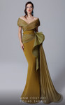 MNM Couture 2692 Chiffon Crepe Mermaid Long Fitted Dress
