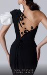 MNM Couture 2736 Sleeveless One Shoulder Beaded Long Dress