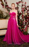 MNM Couture N0481 Chiffon Sweetheart Neck Strapless Dress