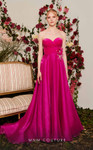 MNM Couture N0481 Chiffon Sweetheart Neck Strapless Dress