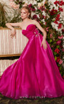 MNM Couture N0481 Chiffon Sweetheart Neck Strapless Dress