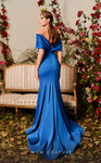 MNM Couture N0482 Crepe Off Shoulder Strapless Fitted Dress