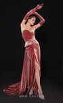 MNM Couture N0515 Velvet Strapless Sweetheart Neck Dress