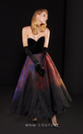 MNM Couture N0517 Velvet Strapless Sweetheart Neck Dress