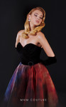 MNM Couture N0517 Velvet Strapless Sweetheart Neck Dress