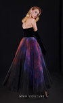 MNM Couture N0517 Velvet Strapless Sweetheart Neck Dress
