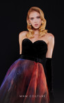MNM Couture N0517 Velvet Strapless Sweetheart Neck Dress