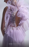 MNM Couture G1284 Tulle Sleeveless Illusion Neck Long Dress