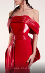 MNM Couture G1424 Crepe Off Shoulder Strapless Fitted Dress