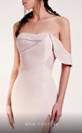 MNM Couture G1433 Crepe Off Shoulder Strapless Fitted Dress