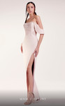 MNM Couture G1433 Crepe Off Shoulder Strapless Fitted Dress