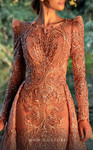 MNM Couture K3917 Beaded Embroidery Boat Neck Fitted Dress