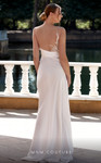 MNM Couture K3937 Beaded Crepe Illusion Neck Strapless Dress