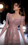MNM Couture K3977 Sweetheart Neck Short Sleeves Beaded Dress