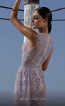 MNM Couture K3991 Sleeveless Crew Neck Beaded Fitted Dress
