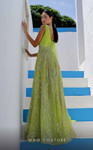 MNM Couture K3995 Beaded Sleeveless Plunging Neck Long Dress