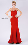 MNM Couture M0002 Sweetheart Neck Strapless Fitted Dress