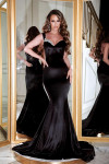 Portia and Scarlett PS22565 Velvet Sweetheart Neck Long Gown