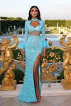 Portia and Scarlett PS23028 Sequin Long Sleeves Fitted Gown