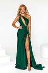 Portia and Scarlett PS23369 Lycra One Shoulder Fitted Gown