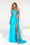 Portia and Scarlett PS23369 Lycra One Shoulder Fitted Gown