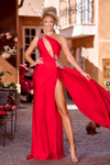 Portia and Scarlett PS23369 Lycra One Shoulder Fitted Gown