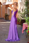 Portia and Scarlett PS23369 Lycra One Shoulder Fitted Gown