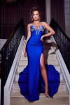 Portia and Scarlett PS23392 Lycra Sweetheart Neck Long Gown