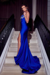 Portia and Scarlett PS23392 Lycra Sweetheart Neck Long Gown