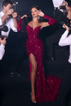 Portia and Scarlett PS23521 Sequin Strapless Fitted Gown