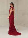 House of Wu 17115 Lace Scoop Neck Cap Sleeve Sheath Dress