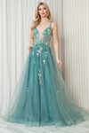 Amelia Couture TM1003 Embellishments Sleeveless Long Dress