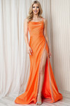 Amelia Couture 399 Glitter Jersey Sleeveless Long Dress