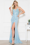Amelia Couture 5020 Jersey Sequins Sleeveless Long Dress