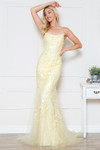 Amelia Couture 799 Mesh Embroidery Sleeveless Long Dress