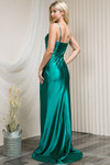 Amelia Couture 20115 Stretching Satin Sleeveless Long Dress