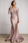 Amelia Couture 382 Embellishments Sleeveless Long Dress