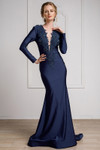 Amelia Couture 382 Embellishments Sleeveless Long Dress