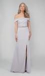 Alyce Paris 27610 Off Shoulder Straight Long Formal Dress