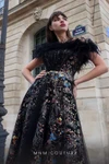 MNM Couture K4021 Sequin Embroidery Strapless Long Dress