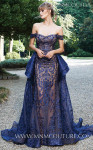 MNM Couture N0134 Off Shoulder Sweetheart Neck Long Dress