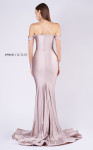 MNM Couture L0044 Lycra Sweetheart Neck Train Long Dress