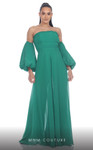 MNM Couture R07509 Off Shoulder Neck Long Evening Dress