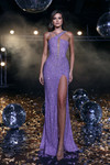 Portia and Scarlett PS23702C Fully Beaded Halter Neck Dress